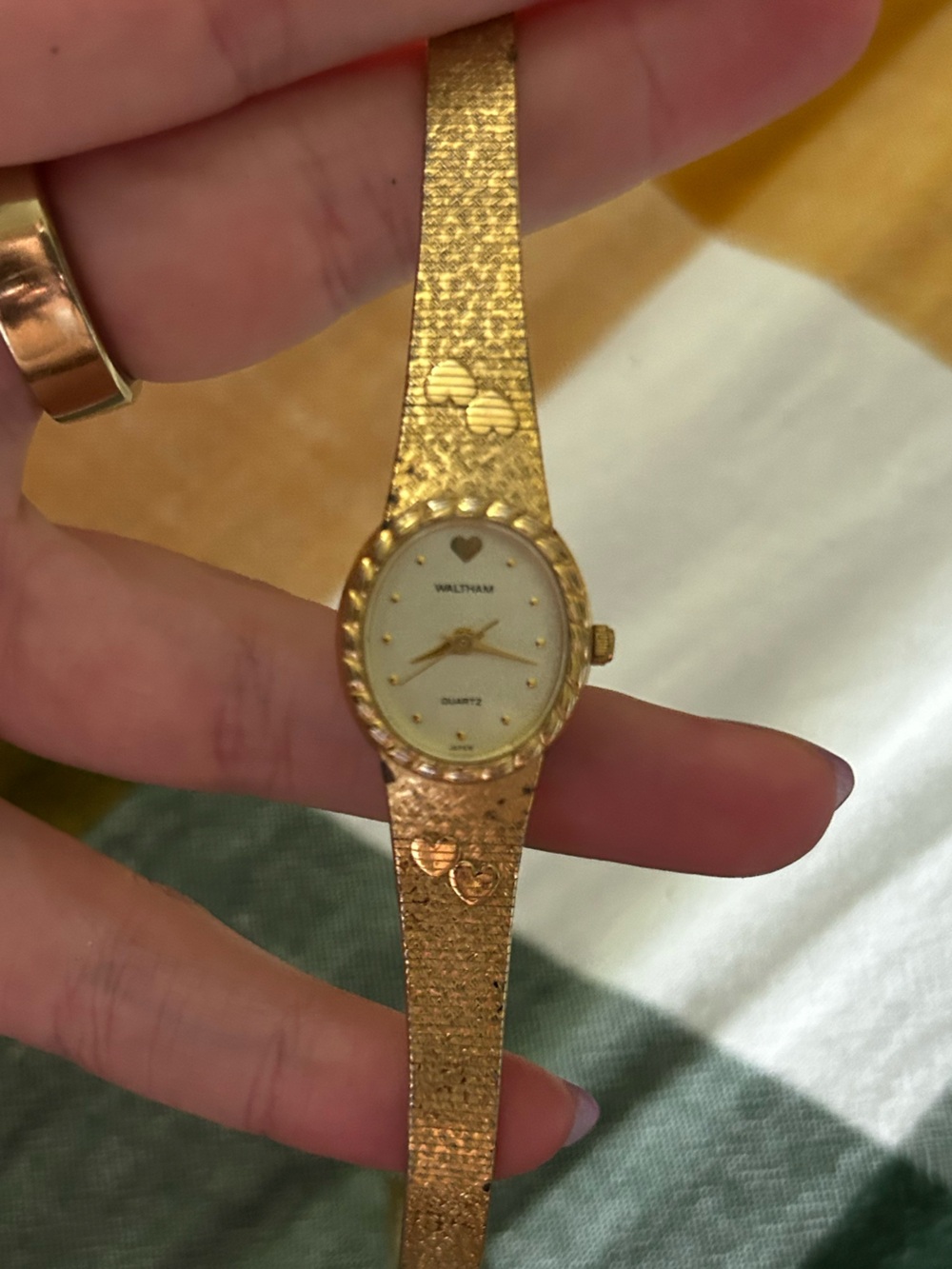 Vintage Gold plated Waltham watch